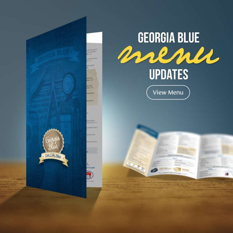 Georgia Blue Menu (2018)