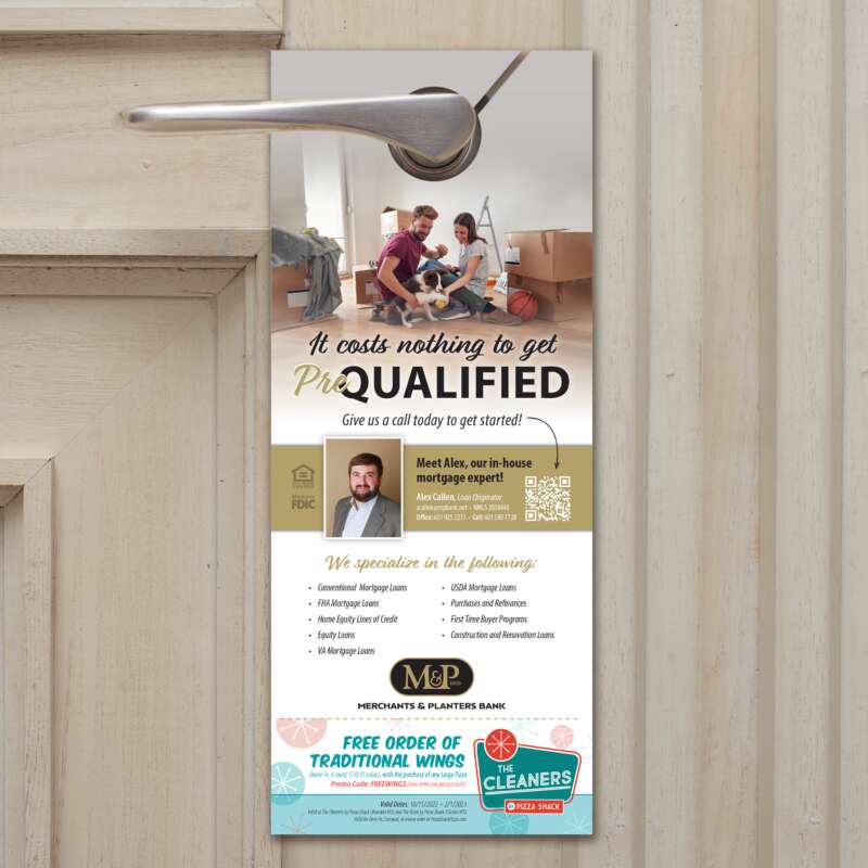 Merchants and Planters Bank Door Hanger