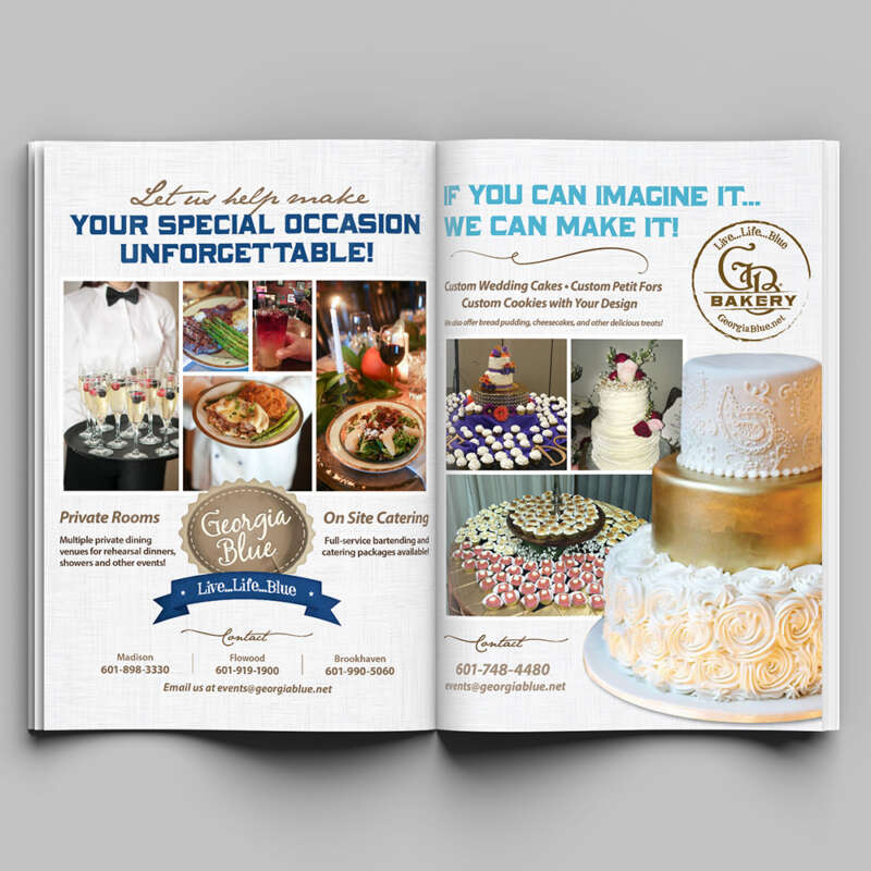 Georgia Blue & GB Bakery Ads