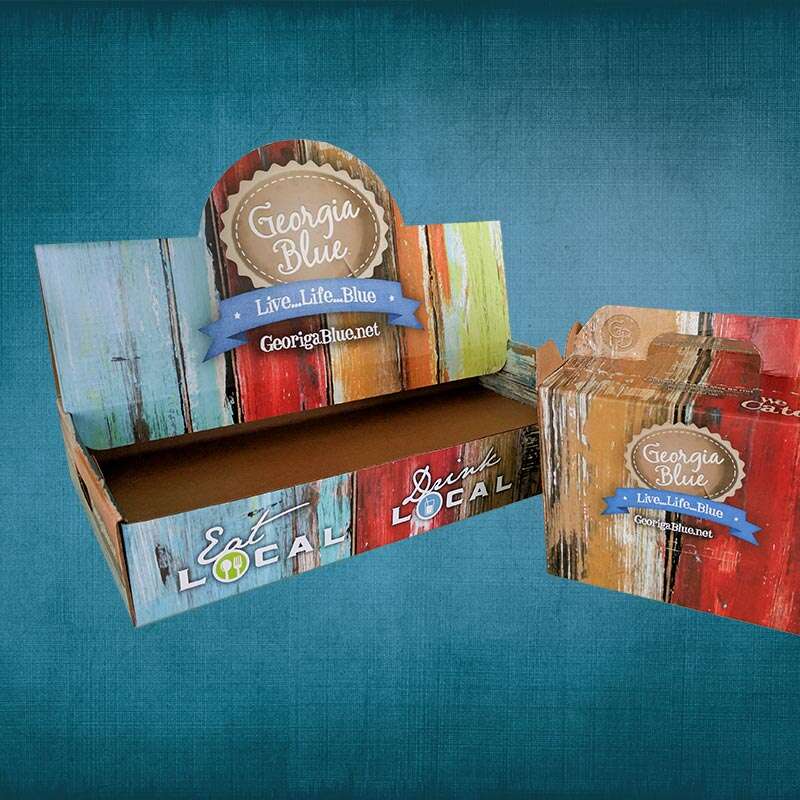 Georgia Blue Catering Tray & Soup Box
