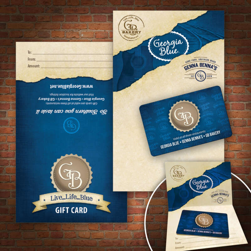 Georgia Blue Gift Card & Presenter