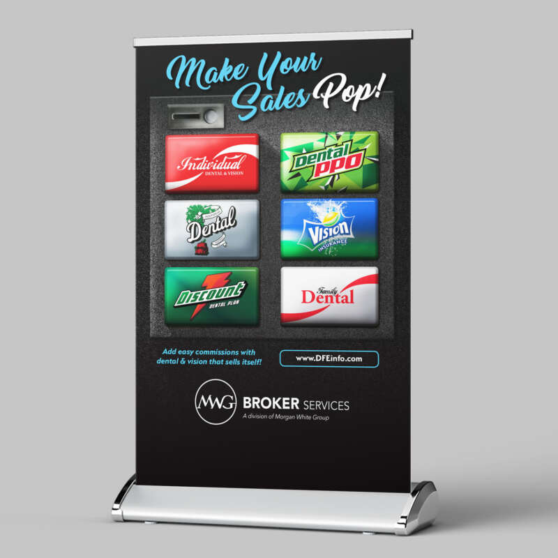Soda Sales Pop Mini Banner