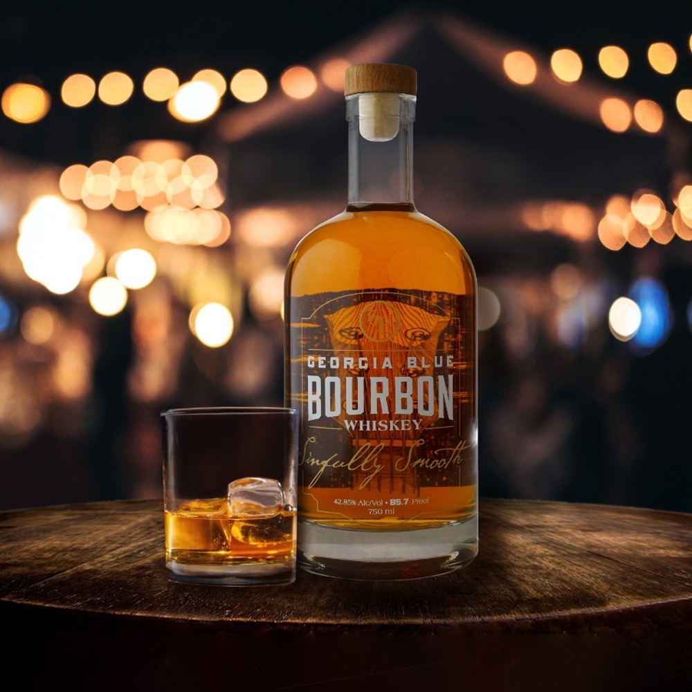 Rendered Bourbon Bottle
