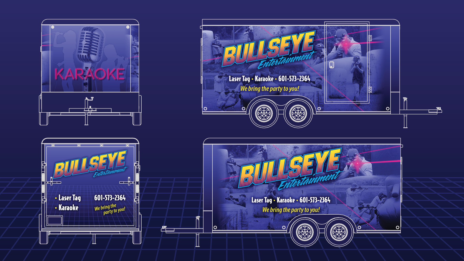 Bullseye Entertainment Vehicle Wrap
