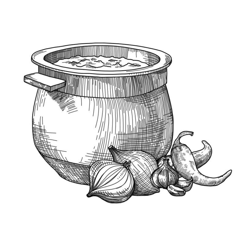 Country pleasin illustration andouille